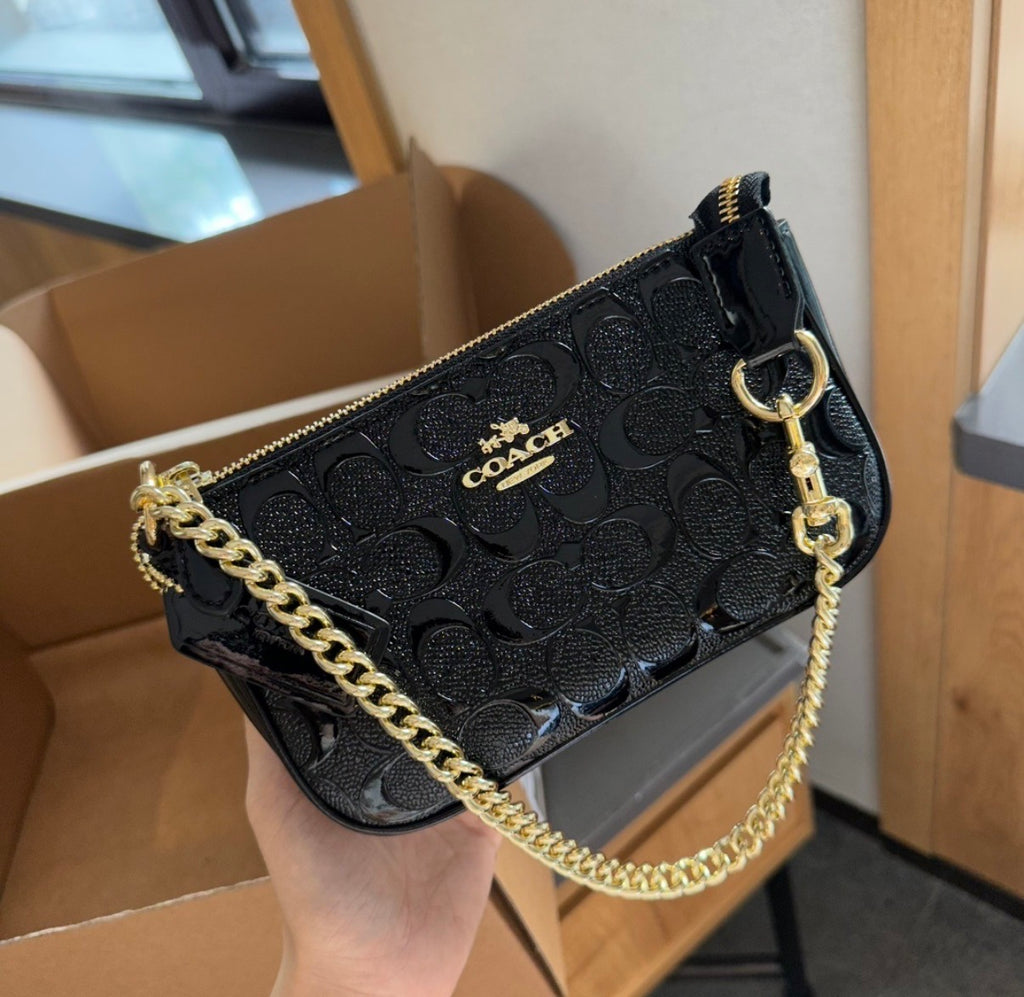 Coach Nolita 19 In Signature Patent Leather