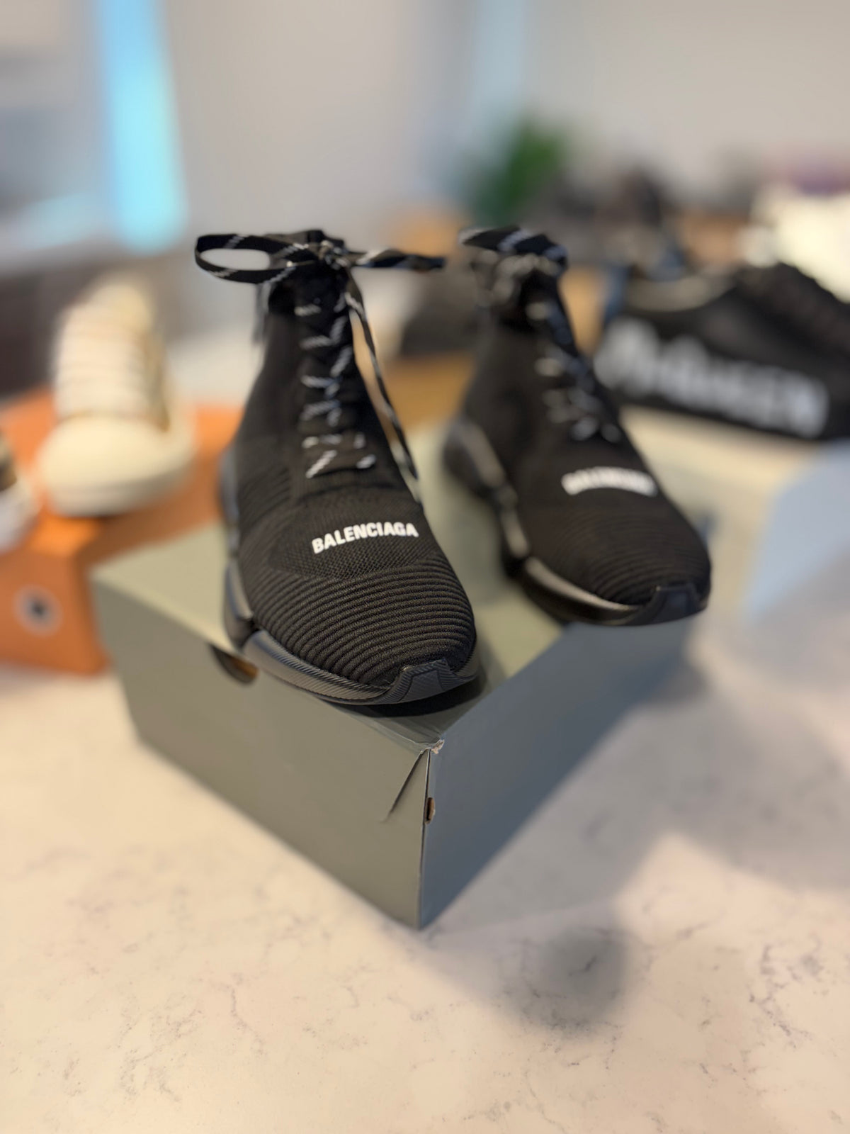 Balenciaga Sock Sneakers – Knit Runner Style