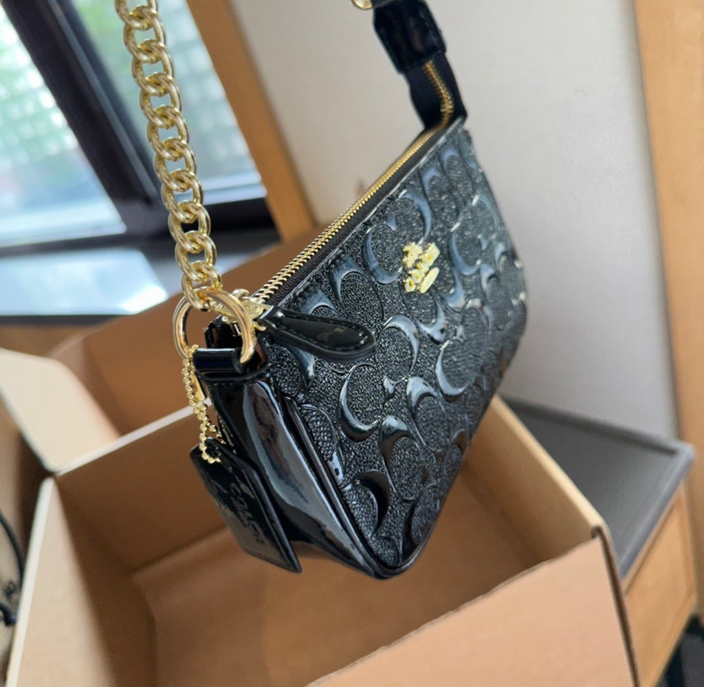 Coach Nolita 19 In Signature Patent Leather