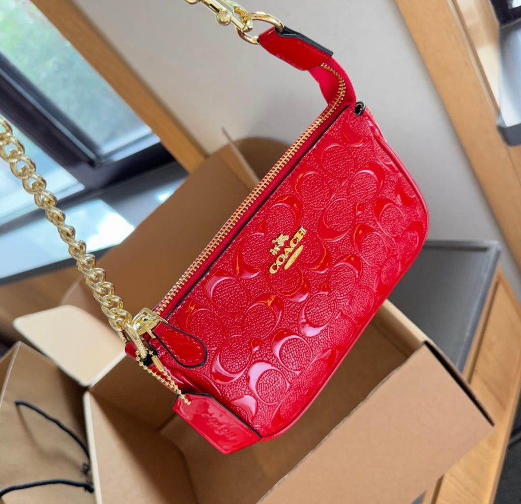 Coach Nolita 19 In Signature Patent Leather