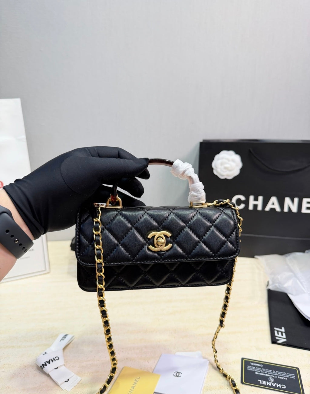 Black & Gold Luxury Purse