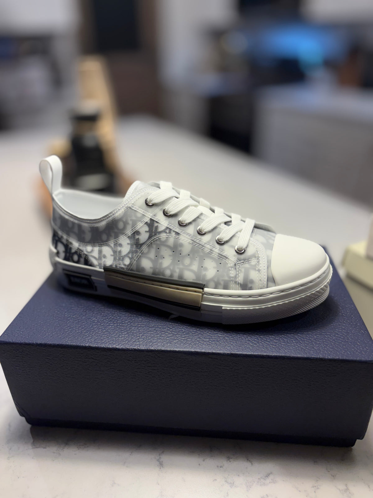 Burberry Check Low-Top Sneakers