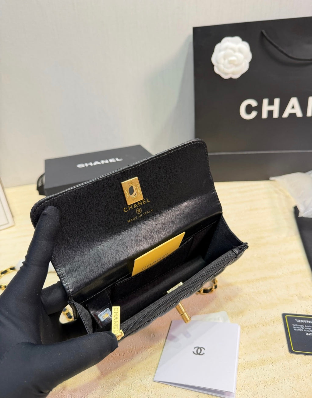 Black & Gold Luxury Purse