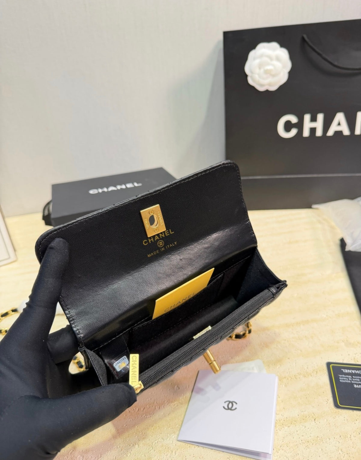 Black & Gold Luxury Purse